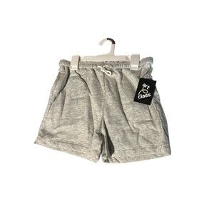 Art Class Kids Shorts XL 14/16 Lot of 2 Heather Gray W/ Pockets Pull On String